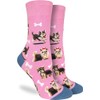 Good Luck Sock Women's Yorkie Socks, Adult, Shoe Size 5-9