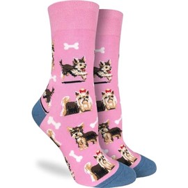 Good Luck Sock Women's Yorkie Socks, Adult, Shoe Size 5-9