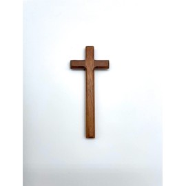 St John the Baptist Orthodox Brotherhood Simple and Solid Wooden Hand Cross – Medium Size (Medium)