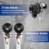 WORKPRO Mini-Ratschen-Set, 1/4" Umschaltknarre, 72-Zahn Ratschengriff, Ratschenschlüsselsatz, mit 20 Zubehörteilen,
