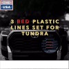 Advanced Trims Set of 4 RED Tundra 2022-2025 : Tailgate