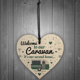 RED OCEAN Welcome To Caravan Sign Caravan Gifts Caravan Accessories Home Decor Door Wall Plaque Keepsake