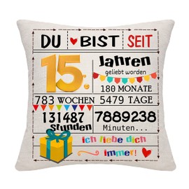 Bommex Birthday Gift Birthday Decorations for Women Men Girls Boys Cushion Covers Decorative Cushion Covers for Birthday Happy Birthday Gift (15)