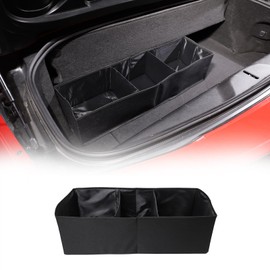 Sekhyna Large Trunk Organizer Compatible with Corvette C7 Stingray 2014-2019,Large-Capacity Collapsible Storage Bag Keeps Your Trunk Clean and Tidy