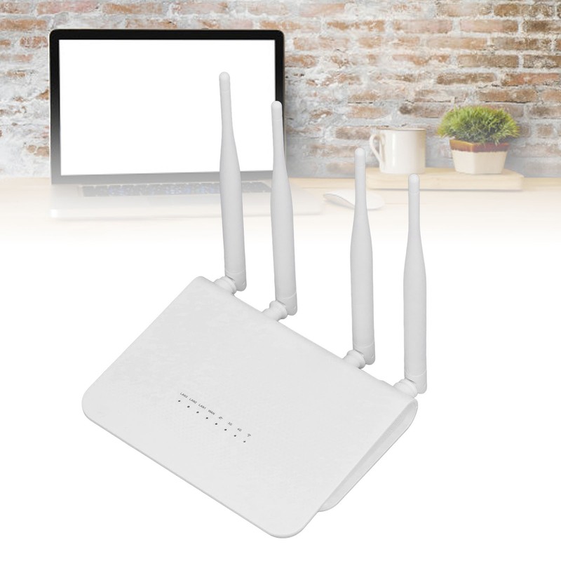 4G LTE Wireless Router with SIM Card Slot 4 Antennas