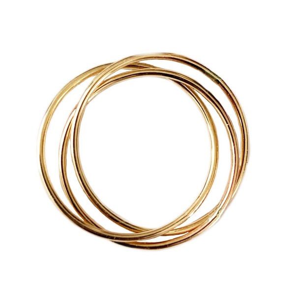 TOE RINGS & THINGS Fidget Rolling Ring | 14k Gold