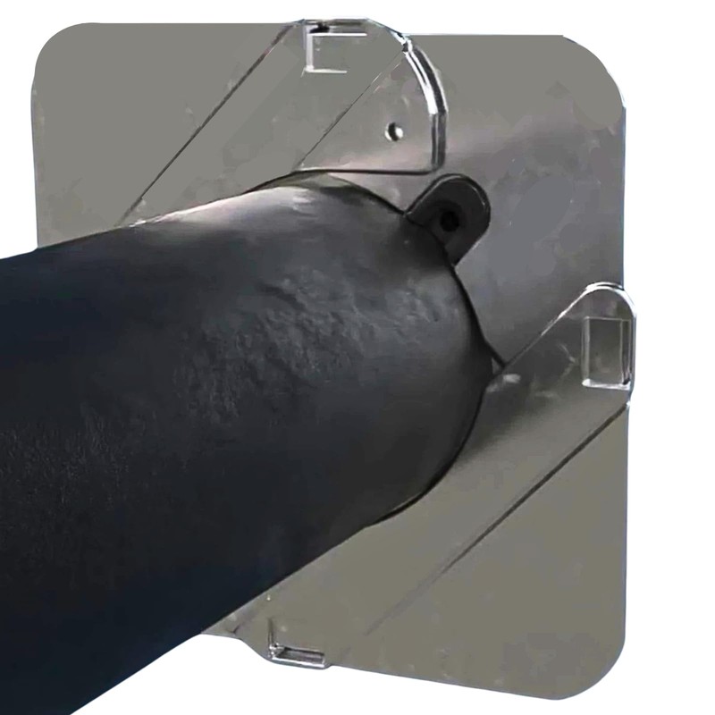 X-Plate Universal Escutcheon Plate - Unfinished - Fits Pipes from