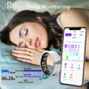 TZRSQL Health Tracker Smart Ring for Men Women, Sleep Tracker,