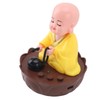 Musical Nodding Monk Figurine Decoration Moving Head Buddha Statue with