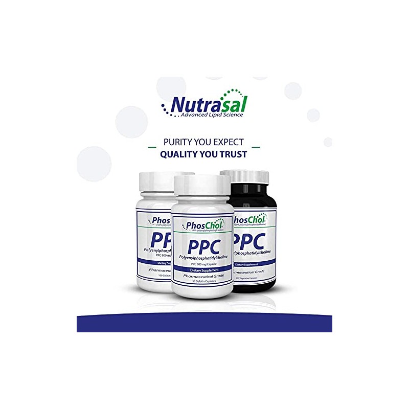 Nutrasal PhosChol, 900mg – 100 Gel Capsules (Pack of 2)