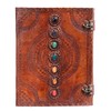 Hell Blues Leather Large Journal Rustic Ruled Notebook 13 x