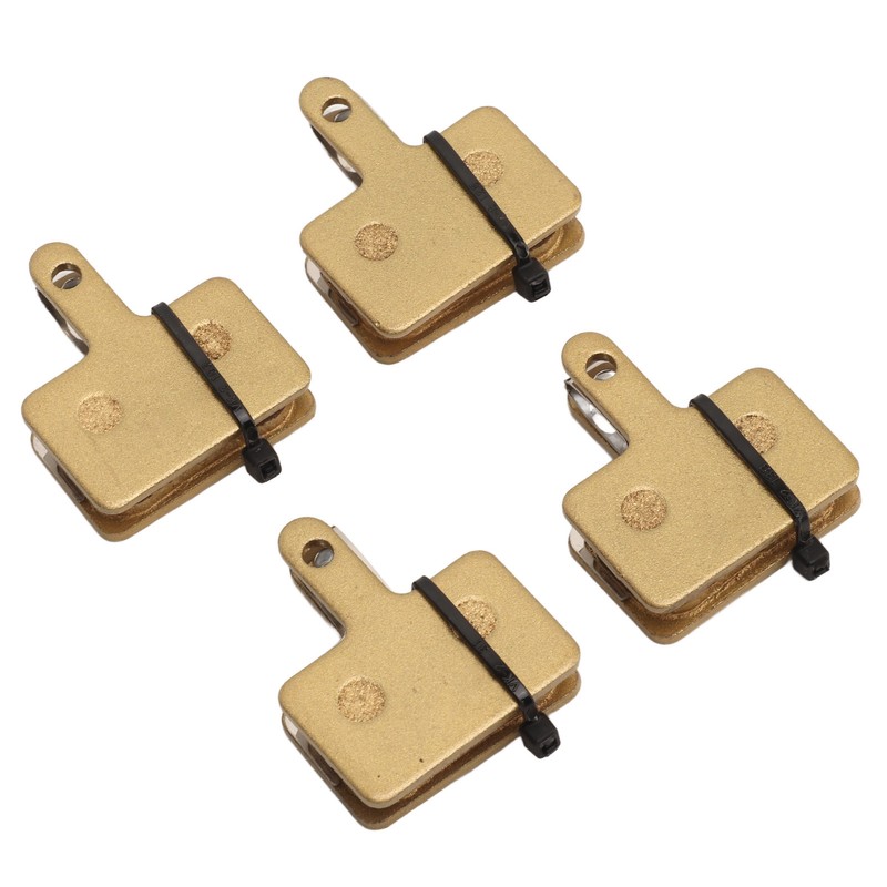 4 Pair Bike Brake Pads with Installation Tools Metal Reliable