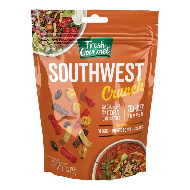 Fresh Gourmet Savory Southwest Crunch Tex-Mex Topper - 3.5oz (Pack