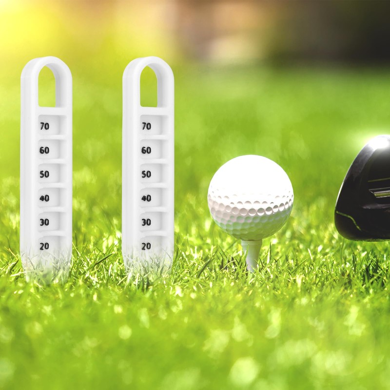 2pcs Adjustable Golf Tee Height Tool, Easy to Use Tee