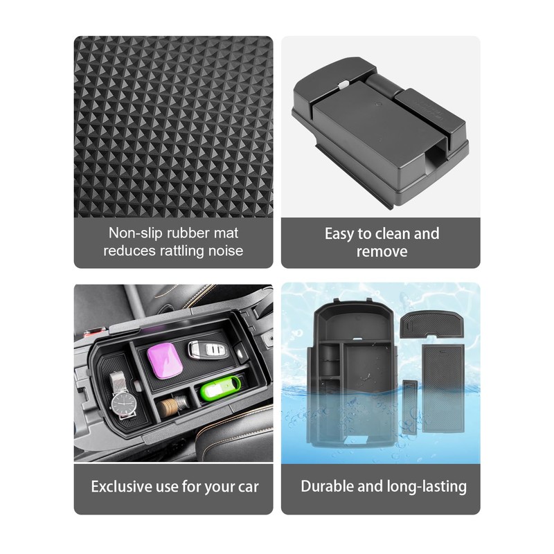 CDEFG for 2018-2024 GMC Terrain Center Console Organizer for 2018-2024