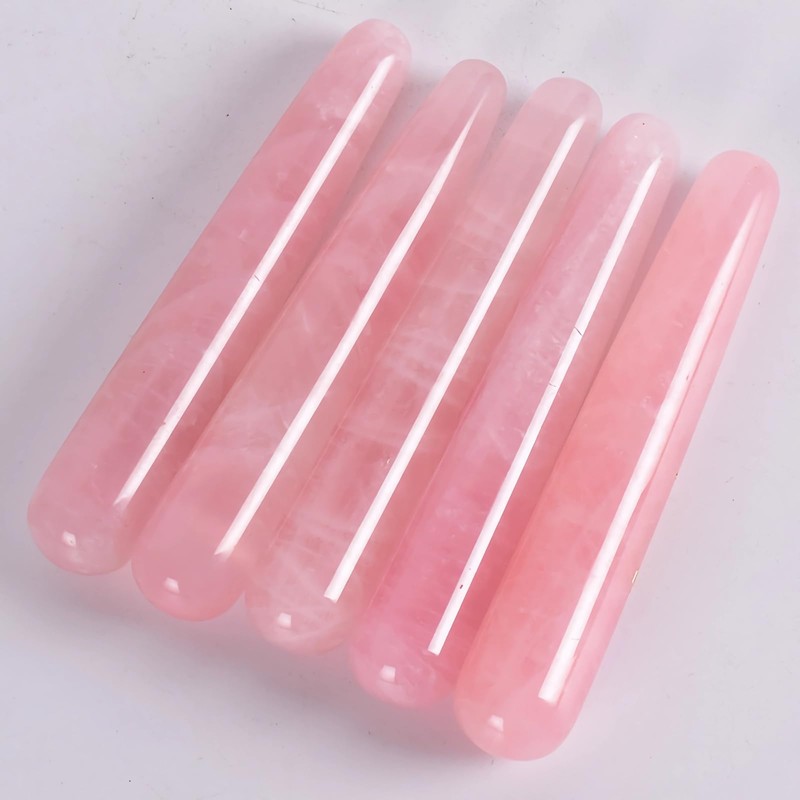 Rose Quartz Jade Roller Real Jade Gua Sha Board Mushroom