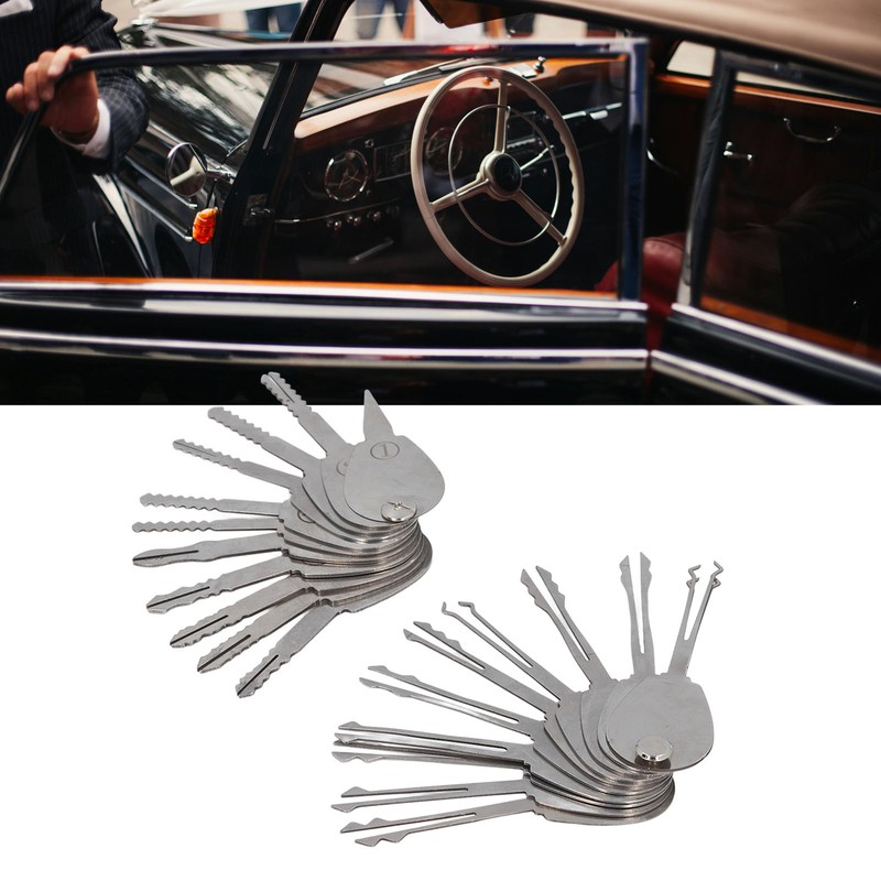 21Pcs Car Maintenance Tools Stainless Steel Accuracy Heavy Duty Pick