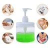 Cosywell Pump Bottle Dispenser Plastic Refillable Bottles Wide Mouth Jar