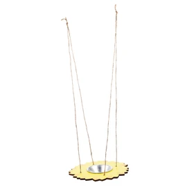 BESPORTBLE Flower Shape Bird Feeder Large Capacity Outdoor Swing Feeder Bird Drinking Tray