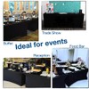 Urby Elastic Table Clothes for 6 Foot Rectangle Tables Fits
