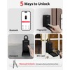 Smart Fingerprint Lock Box for Keys with Code, Wireless Remote