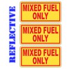 Reflective Diesel Fuel Only Gasoline Only Mixed Fuel Only Vinyl