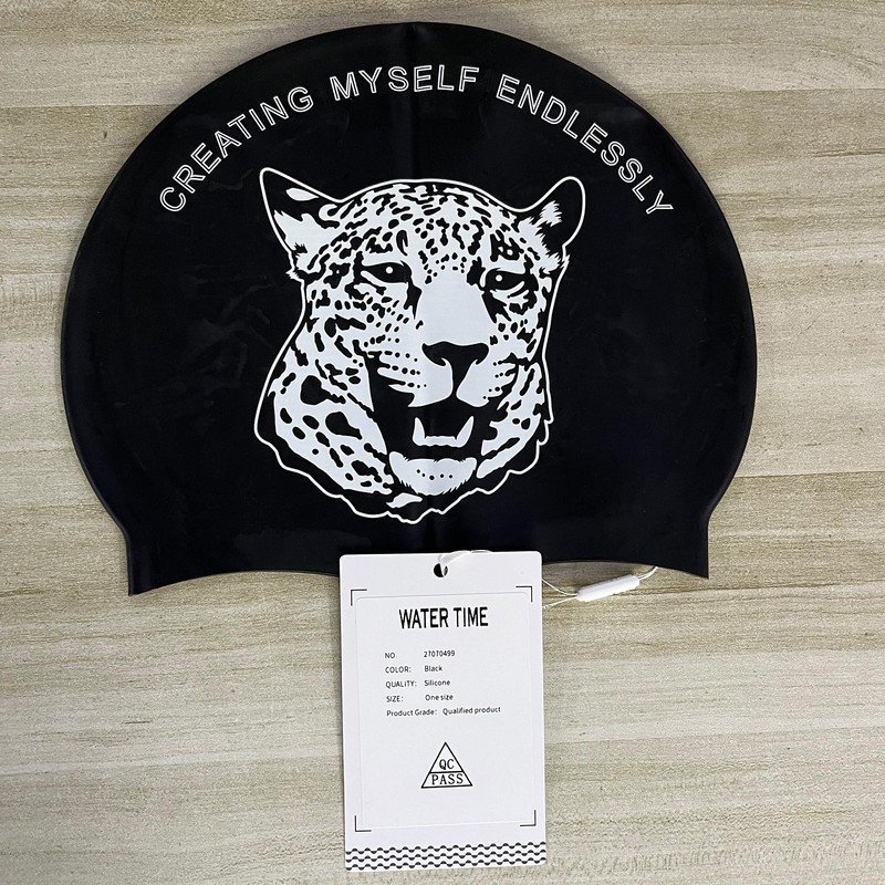 WATERTIME Leopard Swim Cap