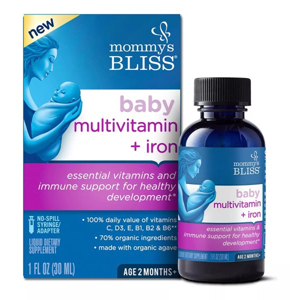Suplemento Multivitaminico + Hierro Bebés Mommys Bliss Inmunidad