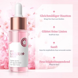 Sakura Sakura Beauty Gifts for Teenage Girls, 8 Pieces Skin Care Sets Moisture Refreshing, Cleanser, Toner, Serum, Cream, Sleep Mask, Eye Mask, Mud Mask, Lip Mask, Mini Skincare