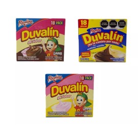 RICOLINO Duvalin || Assorted Flavors To Pick || 18 Pc (Net 9.36oz) - Hazelnut & Vanilla