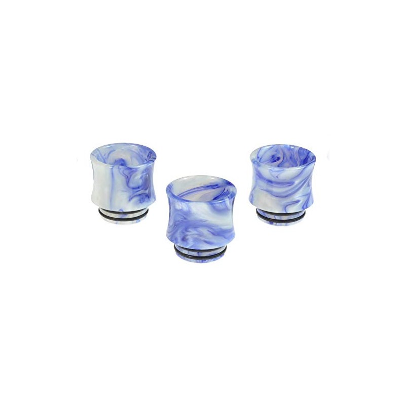 Armerah Marbled Curve 810 Drip Tip eCig Mouthpiece Short/Extra-Wide Epoxy