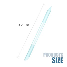 Kkuadcehi 1 Pieces Cuticle Pusher Double Sided Cuticle Trimmer, Precision Filing Cuticle Remover, Nail Cuticle Trimmer, Nail Salons Set(Blue)