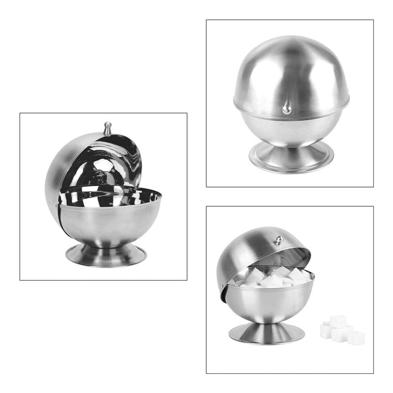 Equinox 502806 Bistrot Sugar Bowl Stainless Steel