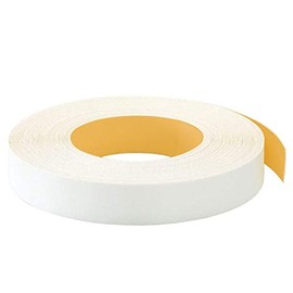 EDGE SUPPLY EASYEDGE White PVC 15/16 inch X 250 ft Roll of White Edge Banding Peel and Stick Ultra Bond Easy Application Flexible, Durable Edging for Furniture Restoration