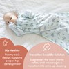 SleepingBaby Zipadee-Zip Transition Swaddle - Cozy Baby Swaddle Blanket with