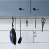 Goiio 100 Pieces 1/2 inch Ceiling Hooks, Black Zinc Plated