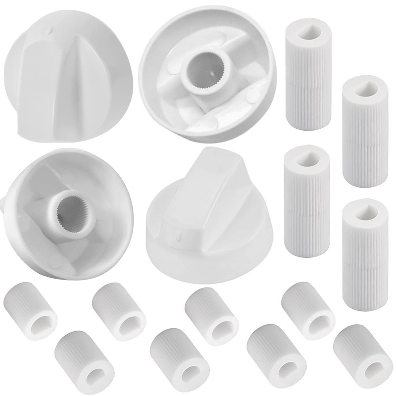 Seentech 8- Pack Control Knobs Replacement with 12 Adapters for