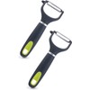 ZOLMER Premium Peeler Set with Smooth and Serrated Blade -