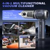 SakerPlus Car Vacuum Portable Cordless, 3-in-1 Hand Held Mini Vacuum