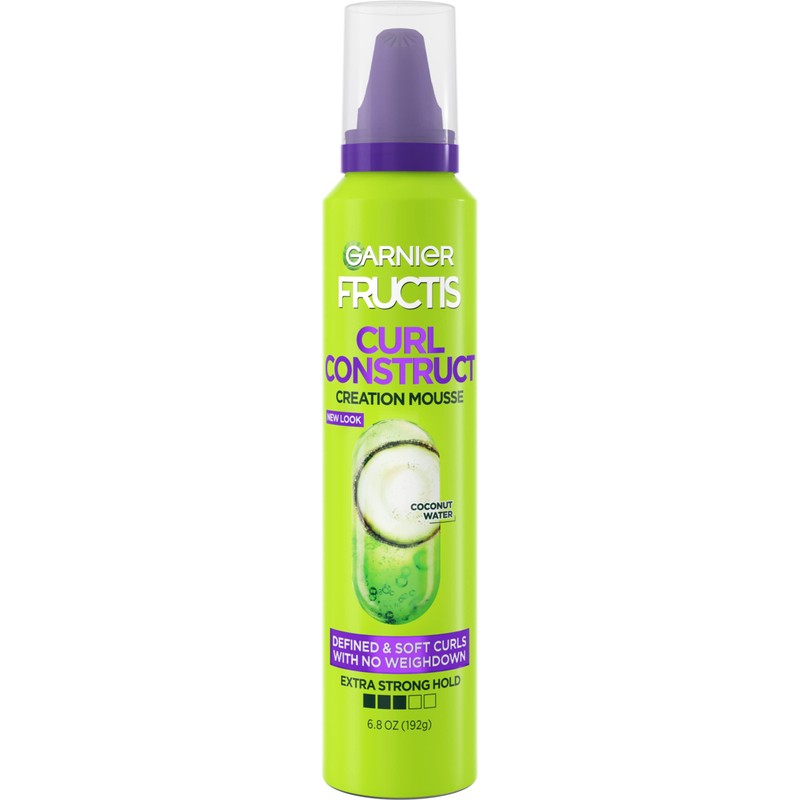 Garnier Fructis Style Curl Construct Creation Mousse, 6.8 Oz, 1