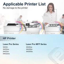 TESEN CF226X 26X Compatible Toner Cartridge Replacement for HP 26X CF226X 26A CF226A Toner Black for use with HP Pro M402n M402dn M402d M402dw MFP M426dw M426fdw M426fdn Printer 4-Pack