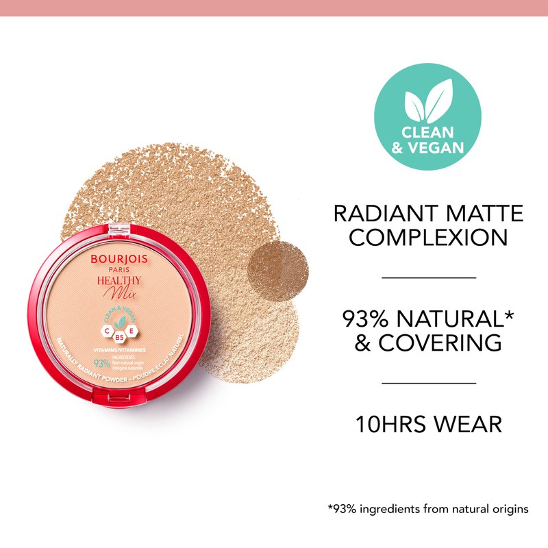 BOURJOIS Paris Healthy Mix Clean & Vegan Naturally Radiant Powder