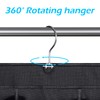MISSLO 30 Large Pockets Dual Sided Hanging Shoe Rack for