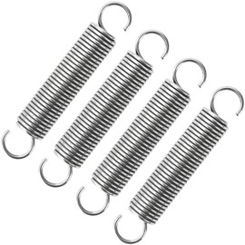 GUNGY Tension Springs with Hooks Stainless Steel Tension Spring 65 mm Outer Diameter 12 mm Wire Diameter 1.4 mm Maximum Tensile Force 4.87 kg 1.4 x 12 x 65 mm Pack of 4