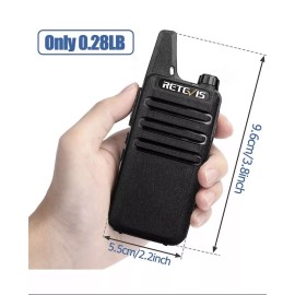 Retevis RT22 Two-Way Radio UHF 16CH Vox Walkie-Talkies A9121G