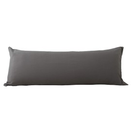 Evolive Ultra Soft Microfiber Body Pillow Cover/Pillowcases 21"x54" with Hidden Zipper Closure (21"x54" Body Pillow Cover, Charcoal Grey)