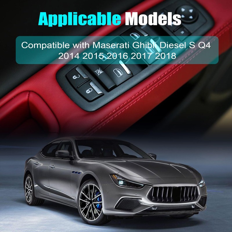 FZJDSD Master Power Window Switch Compatible with Maserati Ghibli Diesel