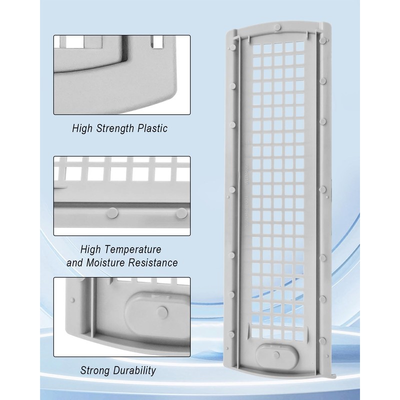 WE22X35337 Washer Dryer Lint Screen Cover Grid Guide Assembly Fit