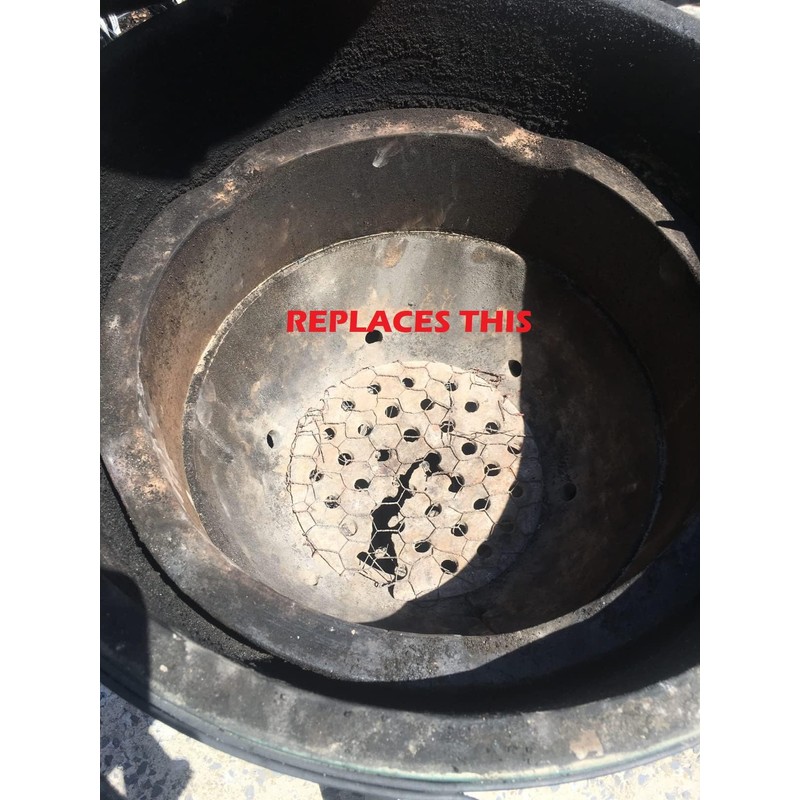 Stainless Steel Fire Grate for Big Green Egg Firebox, LG