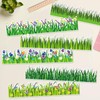 Konsait Bulletin Board Borders Set, 55Ft Green Grass Border for
